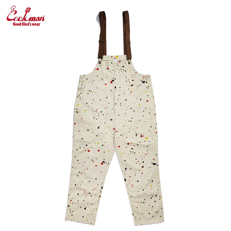 Cookman Fisherman's Bib Overall - Sauce Splash : Beige