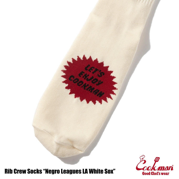Cookman Rib Crew Socks - Negro Leagues : LA White Sox