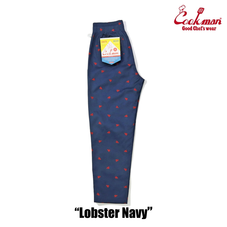 Cookman Embroidery Chef Pants -  Lobster : Navy