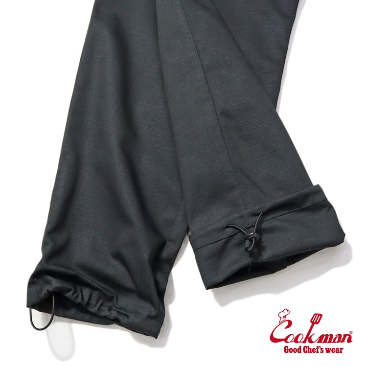 Cookman Chef Pants - Sausage Style Ripstop : Black