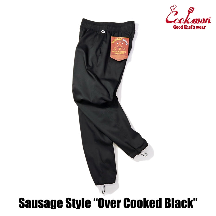 Cookman Chef Pants - Sausage Style : Over Cooked Black