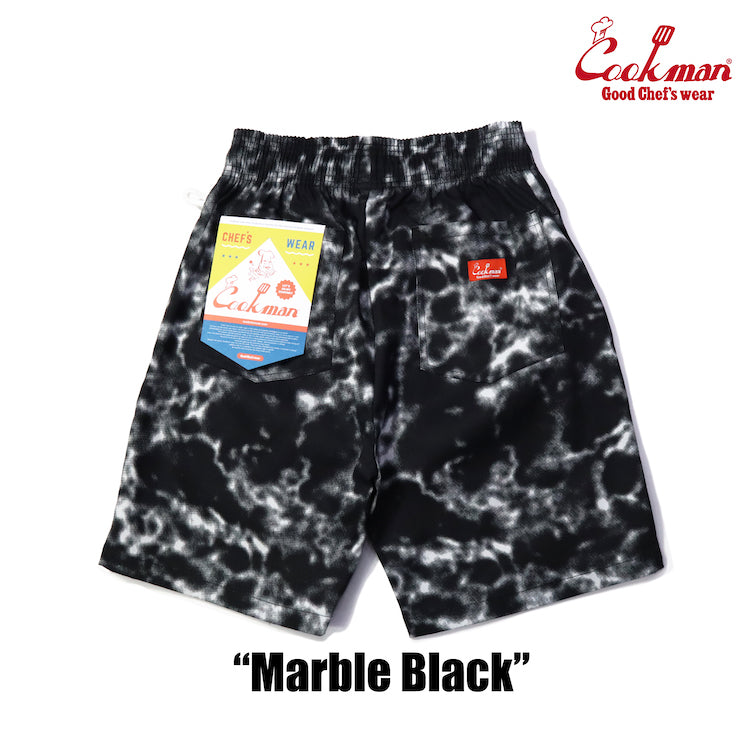 Chef Short Pants - Marble : Black