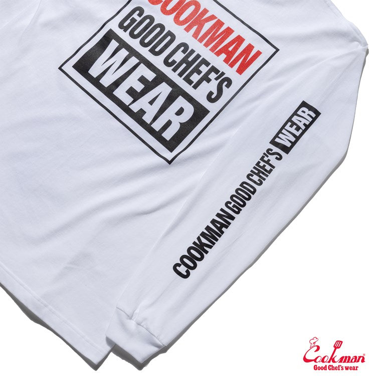 Long Sleeve Tees - Vision Logo : White
