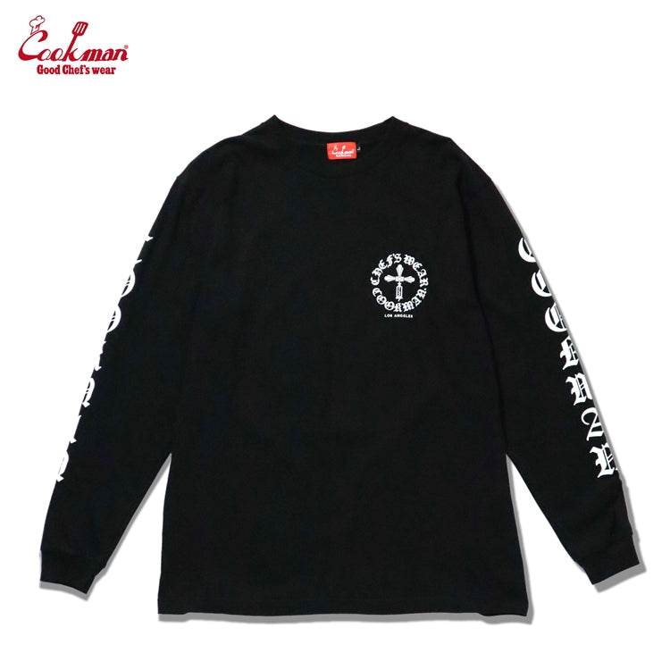 Long Sleeve Tees - Wine Opener : Black