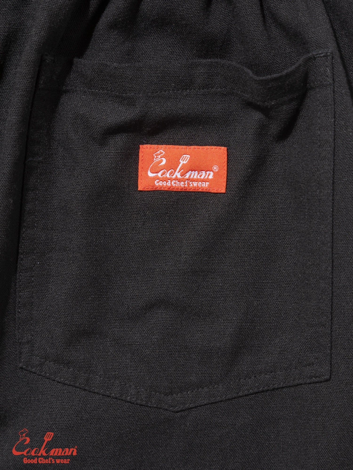 Chef Short Pants - Linen : Black
