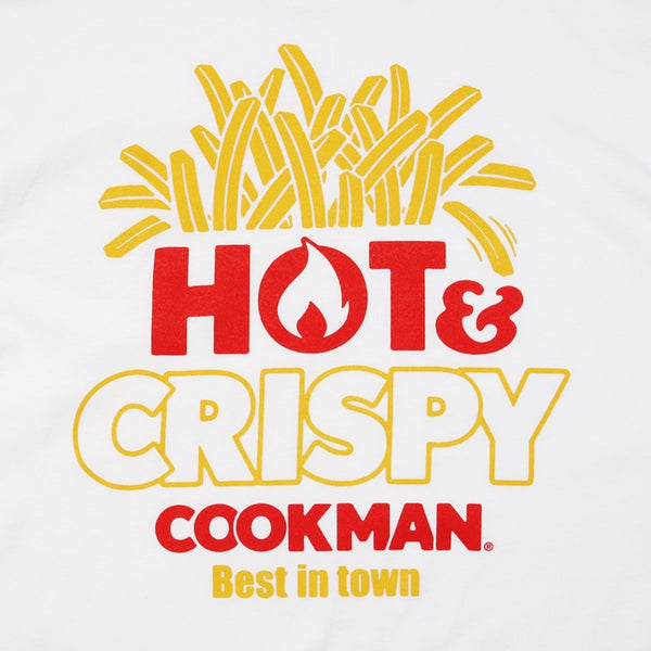 Cookman Long Sleeve Tees - French Fries : White