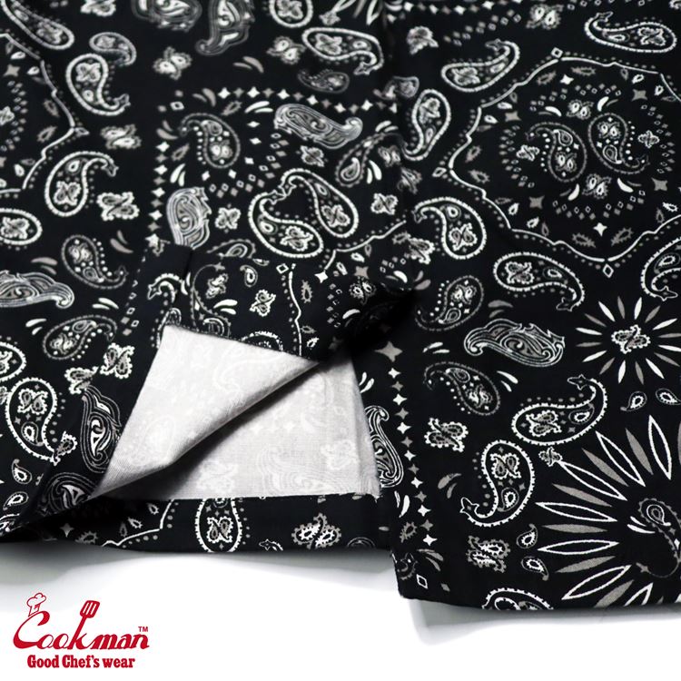 Cookman Baker's Skirt - Paisley : Black