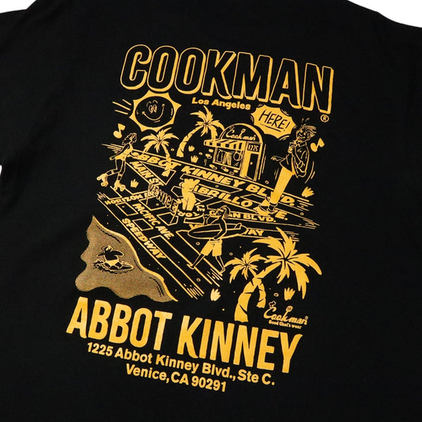 Cookman Tees - Abbot Kinney Street : Black