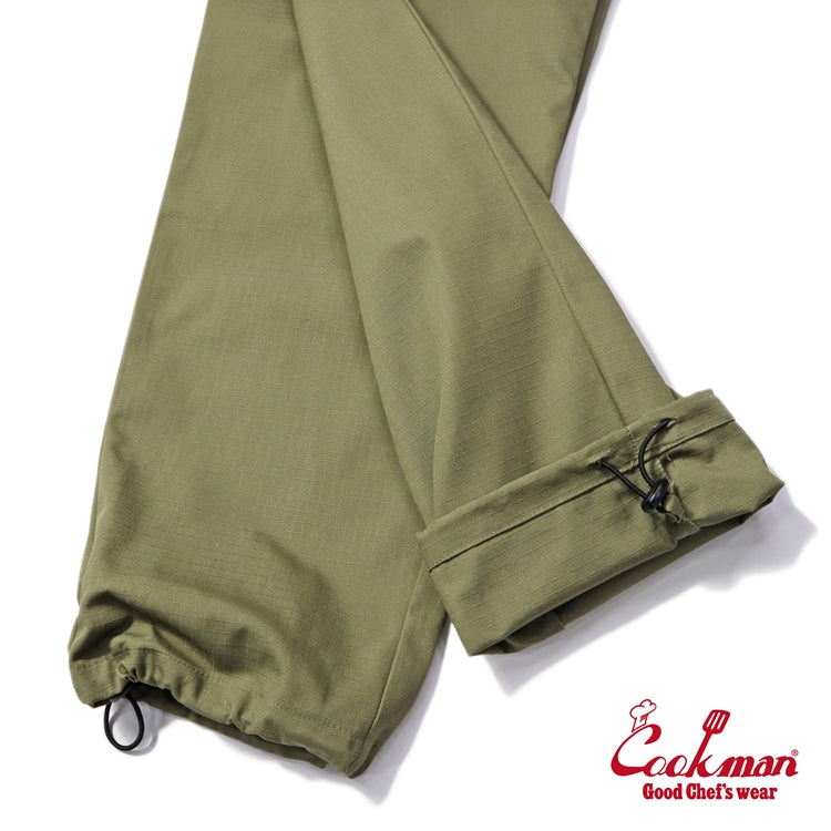 Cookman Chef Pants - Sausage Style Ripstop : Olive