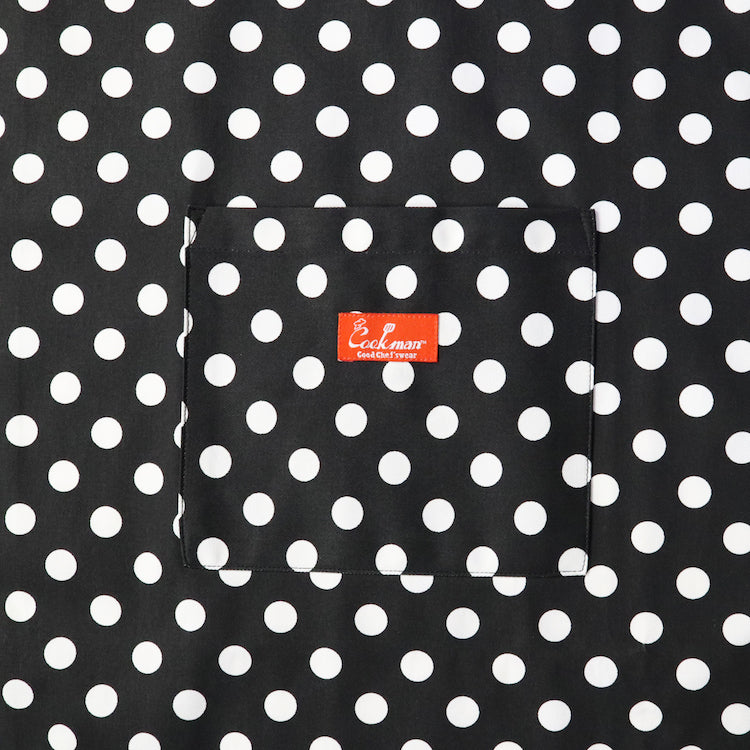 Cookman Long Apron - Dots : Black