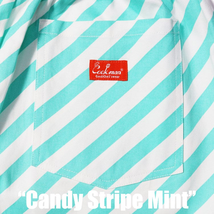 Cookman Chef Pants - Candy Stripe : Mint