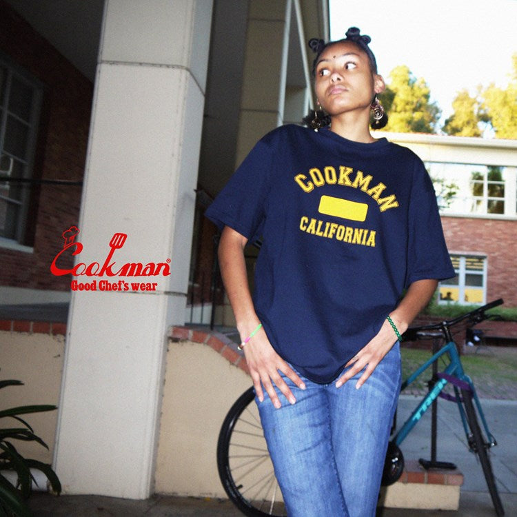 Cookman Tees - Flock Team Logo : Navy