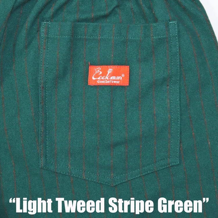 Cookman Chef Pants - Light Tweed Stripe : Green