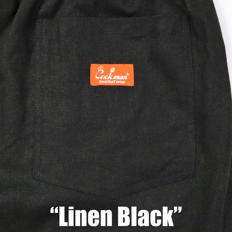 Chef Pants - Linen : Black