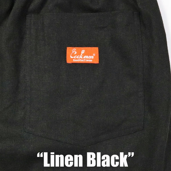 Cookman Chef Pants - Linen : Black