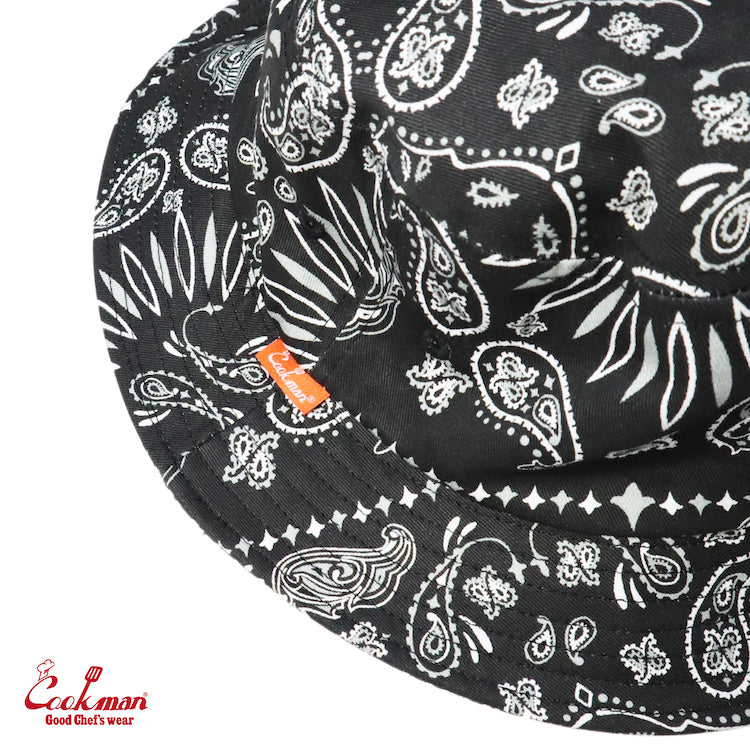 Cookman Bucket Hat - Paisley Black (All Sales Are Final)