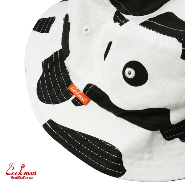 Cookman Bucket Hat - Cow White