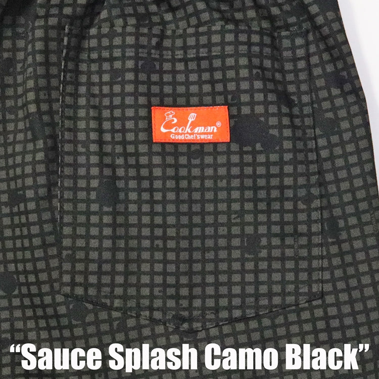 Cookman Chef Pants - Sauce Splash Camo : Black