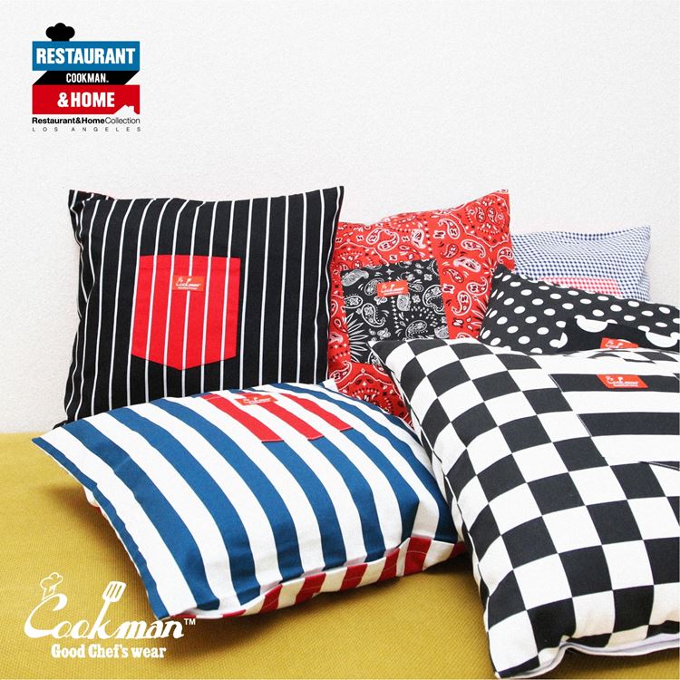 Cookman Pocket Cushion Cover (Reversible) - Dots & Big Dots