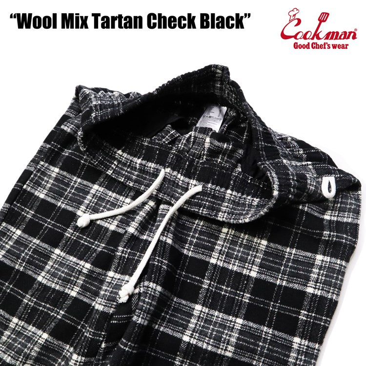 Cookman Chef Pants - Wool Mix Tartan : Black