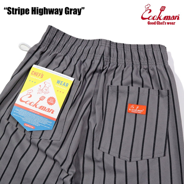 Cookman Chef Pants - Stripe : Highway Gray