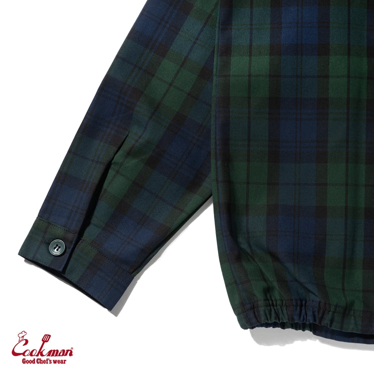 Cookman Delivery Jacket - Woven Black Watch Plaid