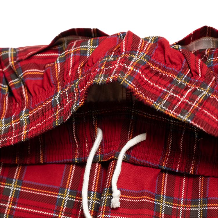 Cookman Chef Short Pants - Tartan Red