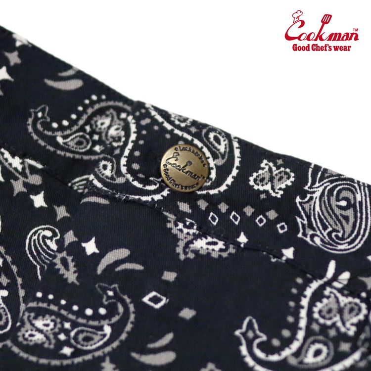 Cookman Baker's Skirt - Paisley : Black