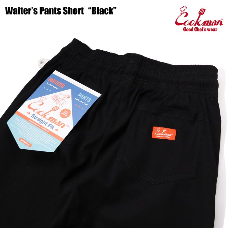 Cookman Waiter's Short Pants (stretch) : Black