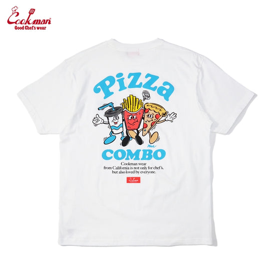 Cookman Tees - Pizza Combo : White