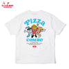 Cookman Tees - Pizza Combo : White