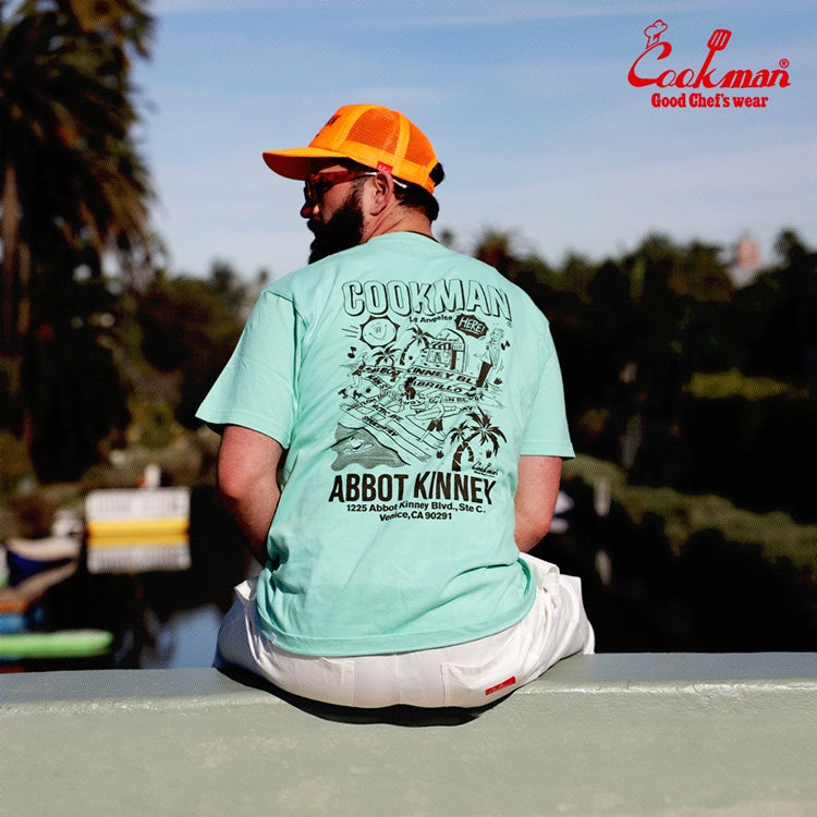 Cookman Tees - Abbot Kinney Street : Light Green