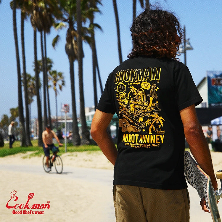 Cookman Tees - Abbot Kinney Street : Black