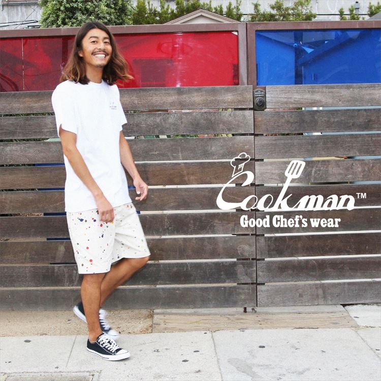 Chef Short Pants - Sauce Splash : Beige