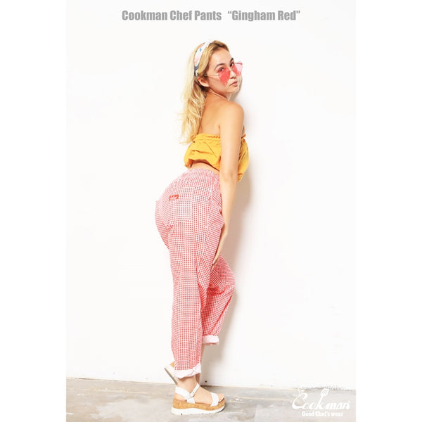 Cookman Chef Pants - Gingham Red