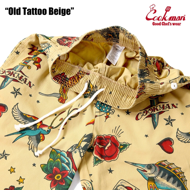 Cookman Chef Pants - Old Tattoo : Beige