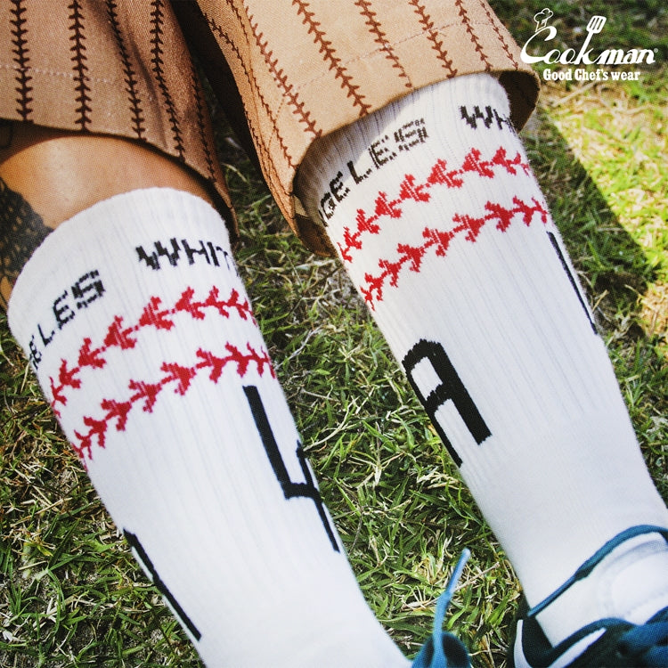 Cookman Rib Crew Socks - Negro Leagues : LA White Sox