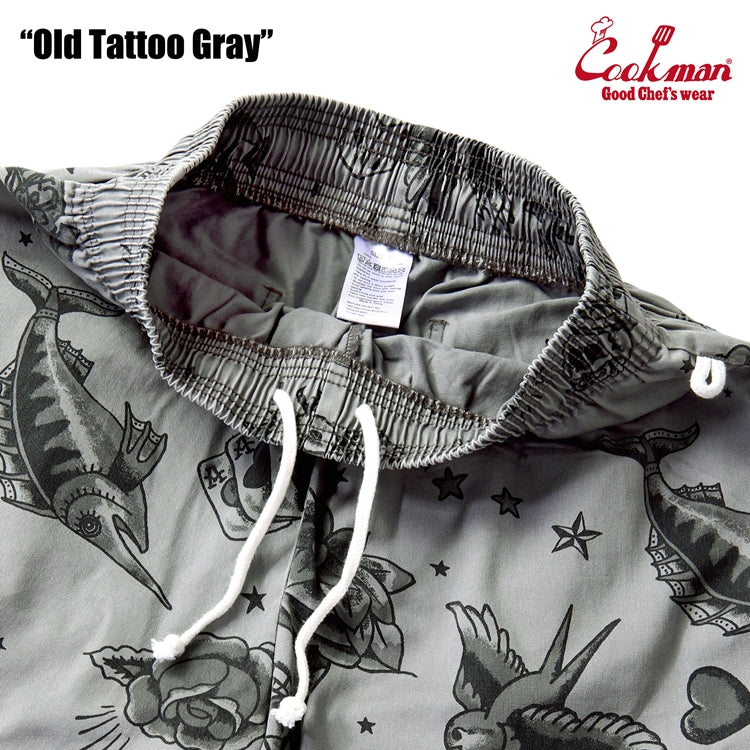 Cookman Chef Pants - Old Tattoo : Gray