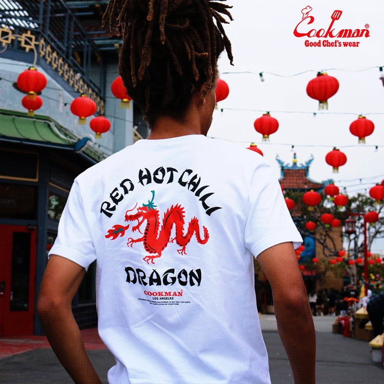 Cookman Tees - Chili Dragon : White