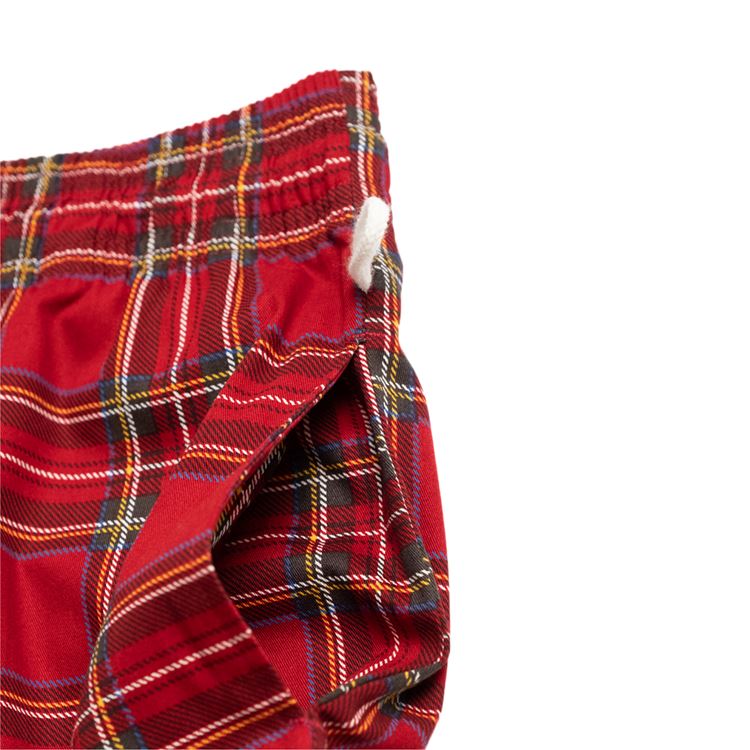 Cookman Chef Short Pants - Tartan Red