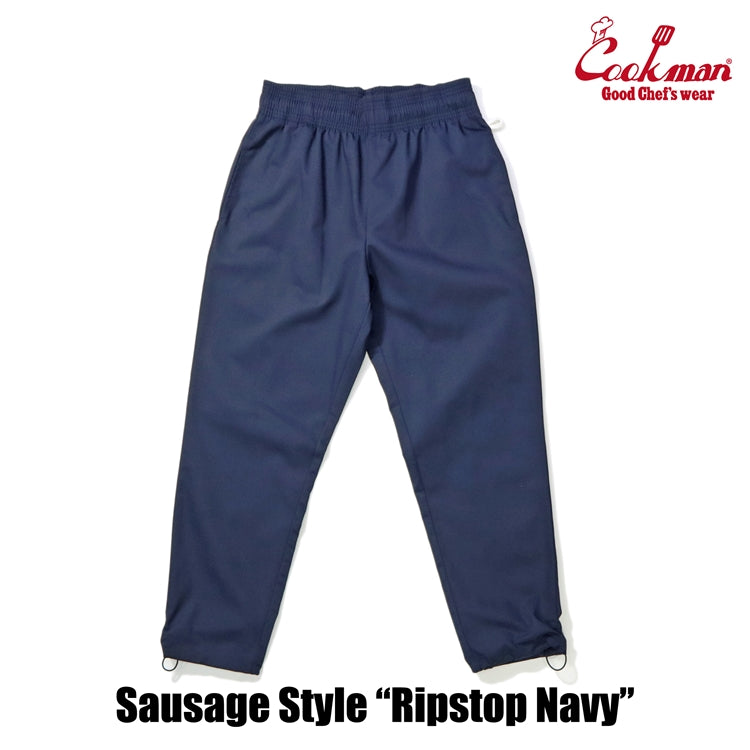 Cookman Chef Pants - Sausage Style Ripstop : Navy