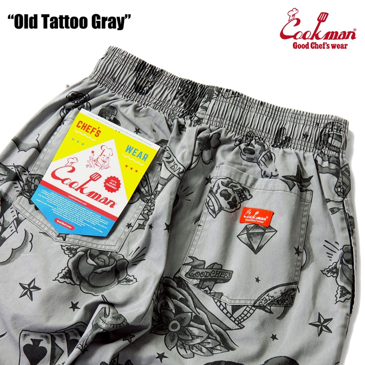 Cookman Chef Pants - Old Tattoo : Gray