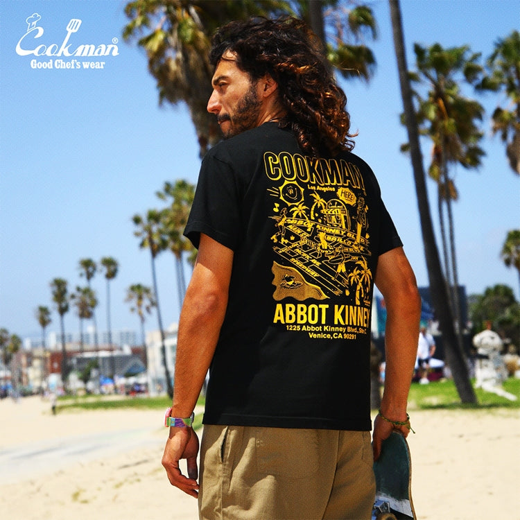 Cookman Tees - Abbot Kinney Street : Black