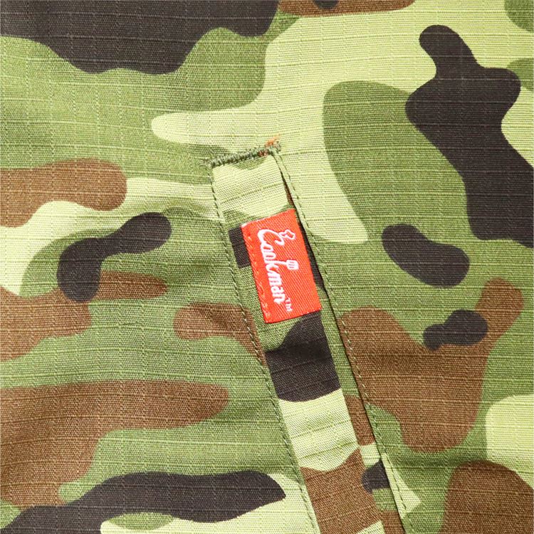 Cookman Delivery Jacket - Ripstop : Woodland Camo Green