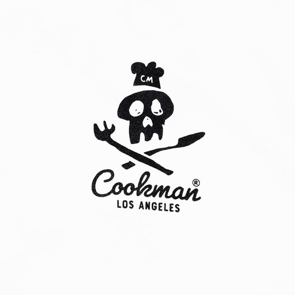 Cookman Long Sleeve Tees - Skull : White
