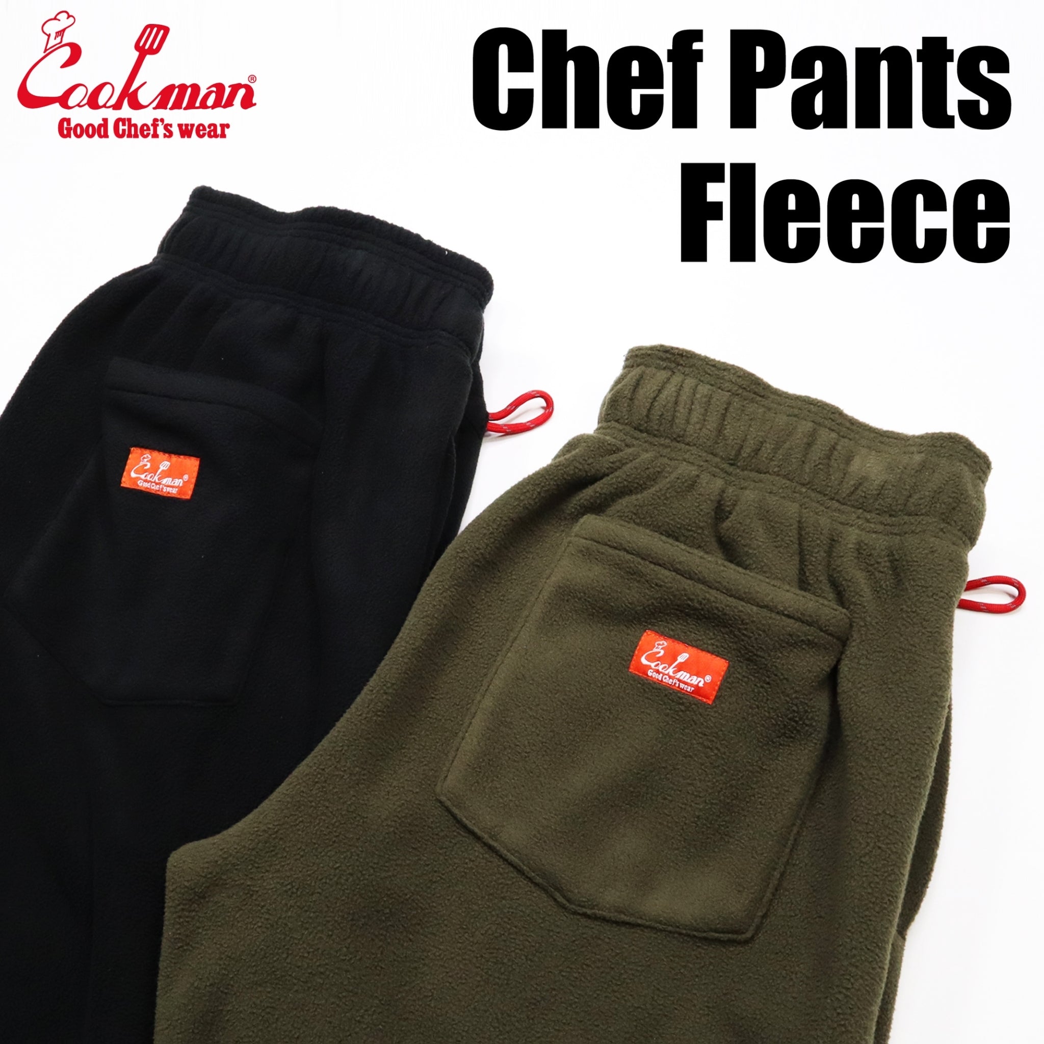 Cookman Chef Pants - Fleece : Olive