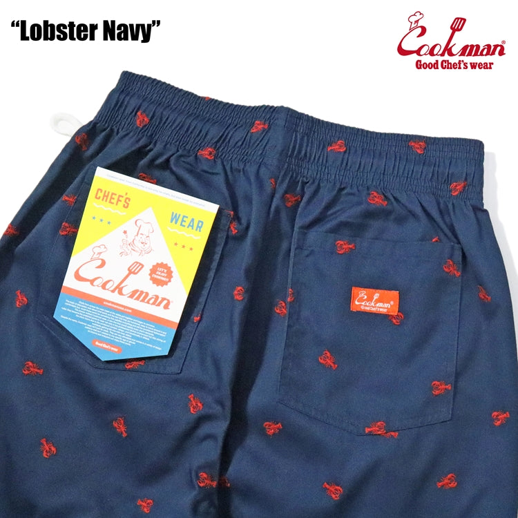 Cookman Embroidery Chef Pants -  Lobster : Navy