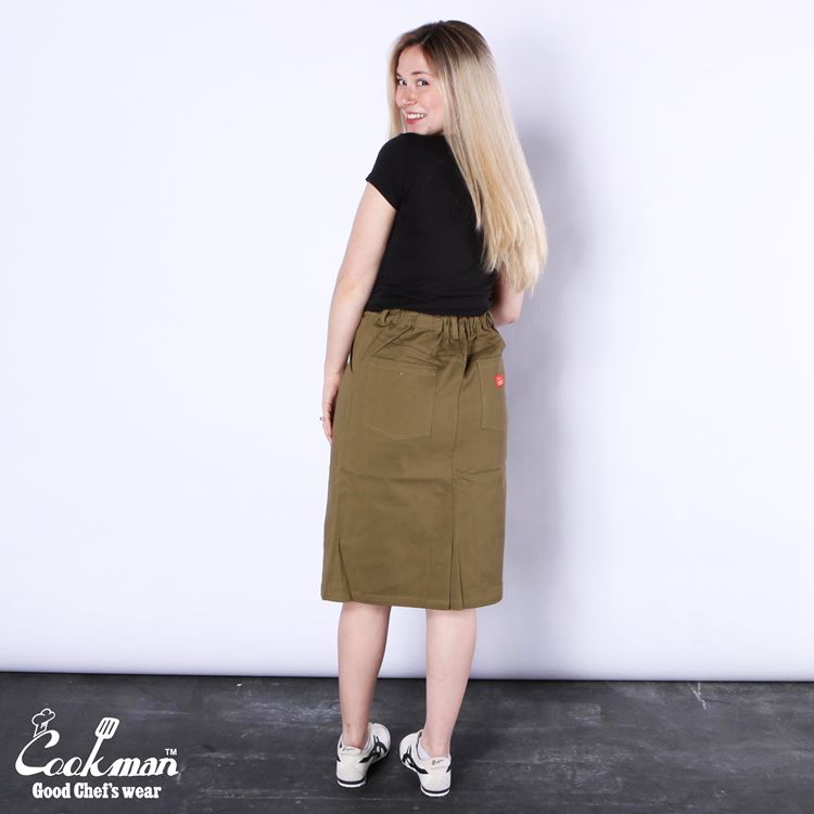 Cookman Baker's Skirt - Olive