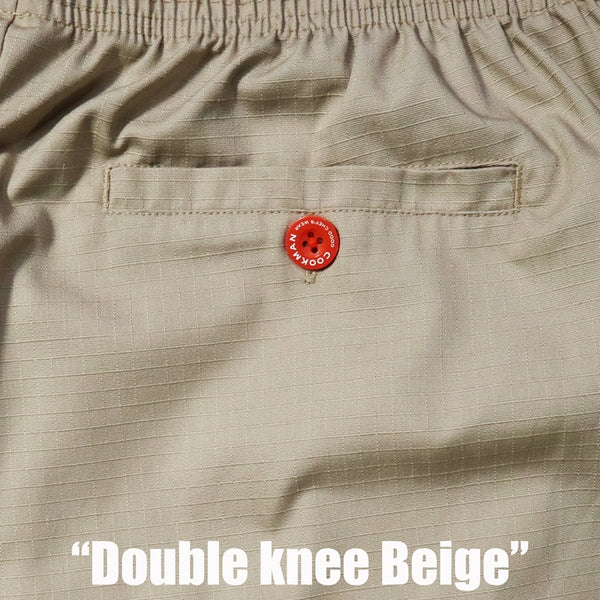 Cookman Chef Pants - Double Knee Ripstop : Beige