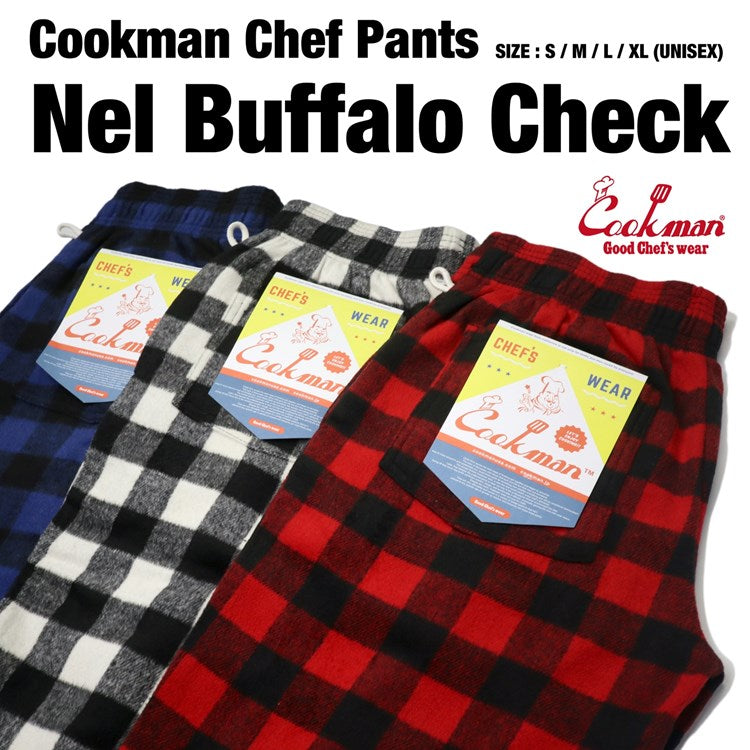 Cookman Chef Pants - Nel Buffalo Plaid : Blue